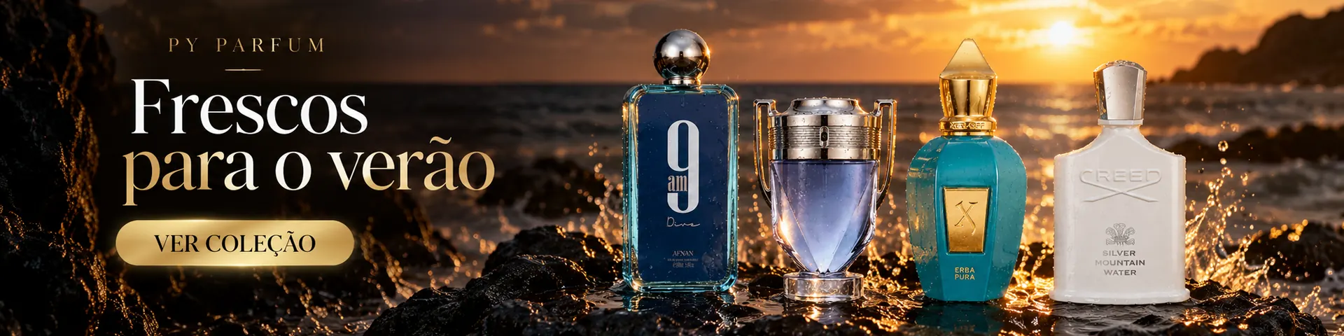 Perfumes frescos para o verão