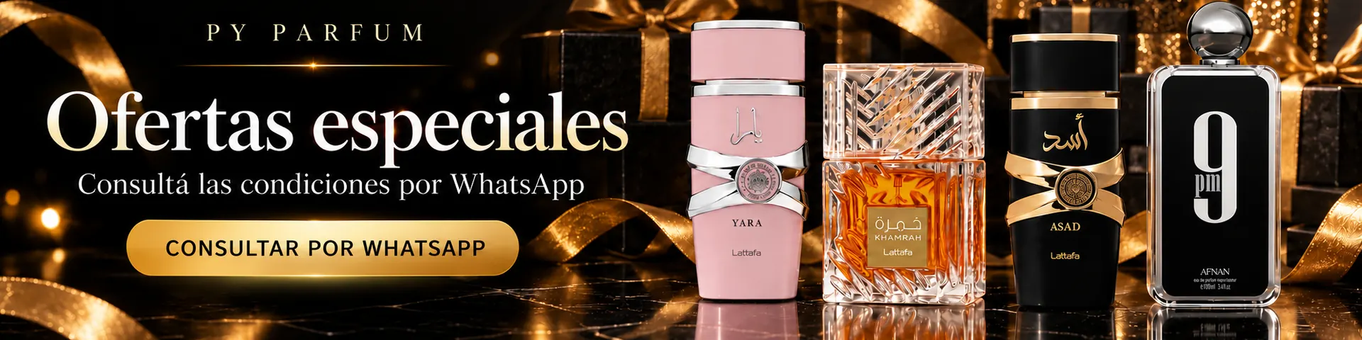 Ofertas especiales: Yara, Khamrah, Asad y 9PM — perfumes más accesibles