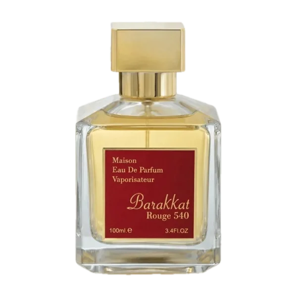 Barakkat Rouge 540 Fragrance World EDP 100 ml — frasco