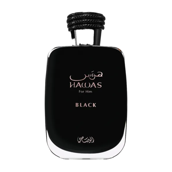 Hawas Black Rasasi EDP 100 ml — frasco