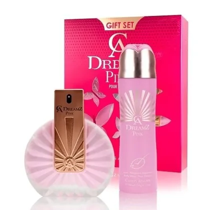 Perfume Set Chris Adams Dreamz Pink Pour Femme EDP100ML+DEO200ML