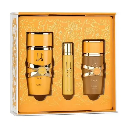 Perfume Set Lataffa Yara Tous Fem EDP 100ML+12ML+50ML Hair Mist